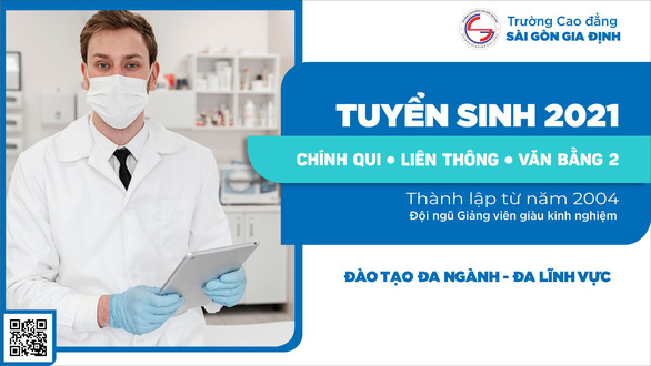 Cao Đẳng Sài Gòn Gia Định thông báo tuyển sinh 2021 - Ảnh 1.