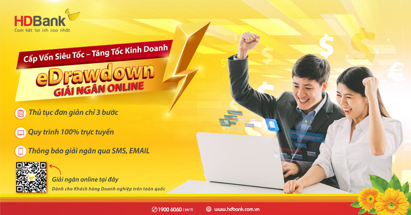 Giải ngân 100% online, tiền về ngay tài khoản doanh nghiệp - Ảnh 1.