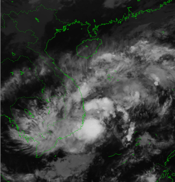 Đêm 26 rạng 27-10, áp thấp nhiệt đới hướng vào Khánh Hòa đến Bình Thuận, Đông Nam Bộ mưa lớn - Ảnh 1.