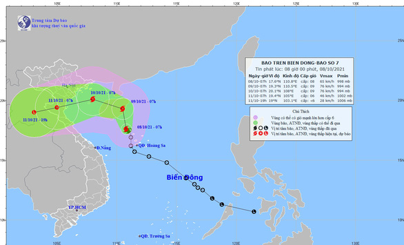 Bão số 7 mạnh nhất cấp 9, sẵn sàng sơ tán 260.000 dân - Ảnh 1.