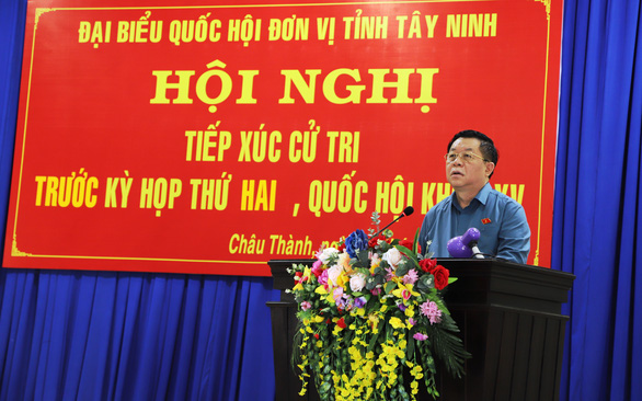 Cử tri Tây Ninh kiến nghị huy động xã hội hóa trong việc mua vắc xin - Ảnh 3.