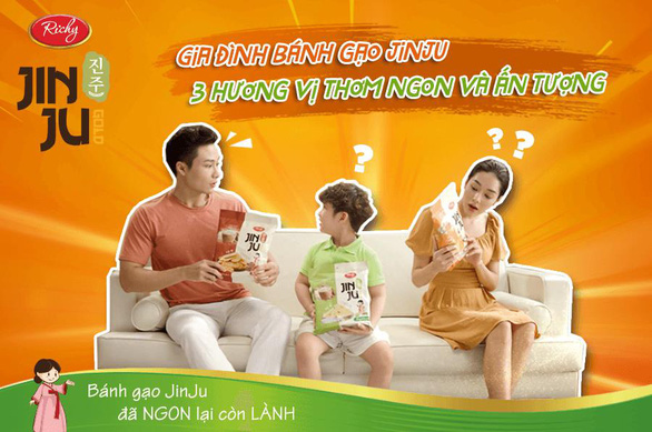 Bánh gạo Jinju Richy siêu xốp giòn tan đa dạng sự lựa chọn - Ảnh 1.