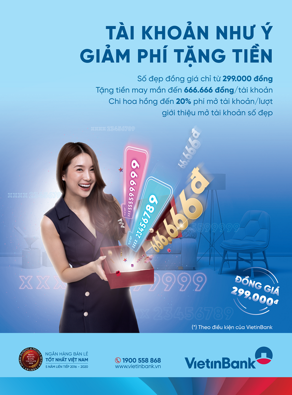 Tài khoản như ý - Giảm phí tặng tiền - Ảnh 1.