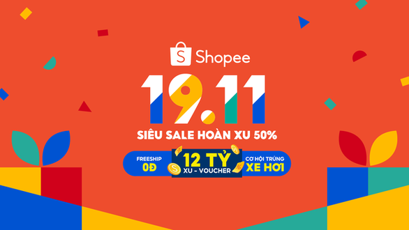 Shopee khởi động đại hội sinh nhật lần 6 với Siêu sale hoàn xu 50% - Ảnh 1.