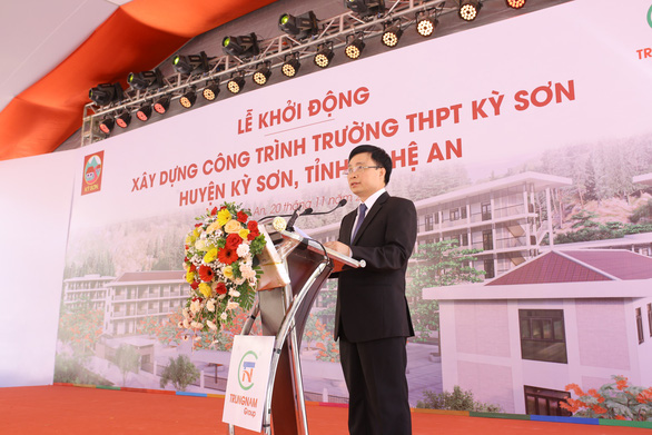 Xây trường ở Nghệ An, Trung Nam cam kết đầu tư cho con người và phát triển bền vững - Ảnh 3.