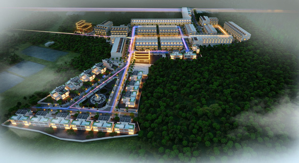Tiềm năng về hạ tầng, phát triển kinh tế của Đồng Phú tăng tốc mạnh, biến nơi đây thành "tâm điểm" mới của thị trường BĐS Bình Phước với những dự án sáng giá. (Ảnh 3D dự án IWE Đồng Tiến) 