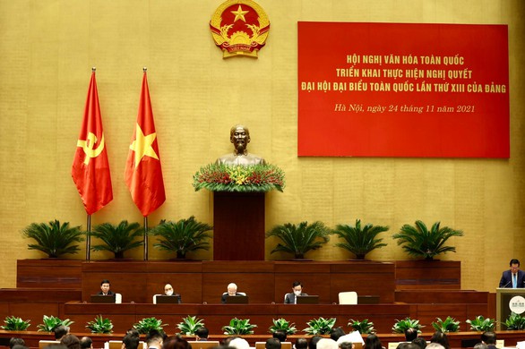 Khai mạc trọng thể Hội nghị Văn hóa toàn quốc - Ảnh 1. Khai mạc trọng thể Hội nghị Văn hóa toàn quốc - Ảnh 1.