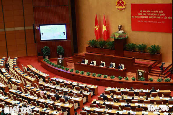 Khai mạc Hội nghị Văn hóa toàn quốc triển khai thực hiện Nghị quyết Đại hội Đảng XIII - Ảnh 1.