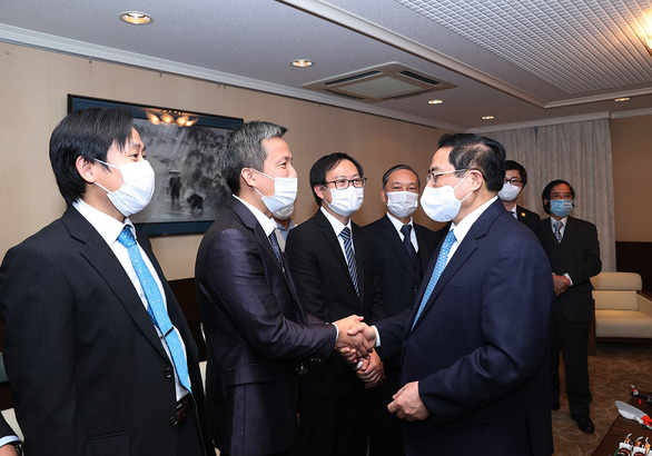 Thủ tướng Phạm Minh Chính gặp gỡ đại diện trí thức người Việt tại Nhật Bản - Ảnh 1.