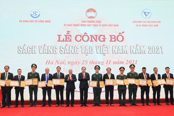 76 công trình, giải pháp sáng tạo được tôn vinh trong Sách vàng sáng tạo Việt Nam 2021 - Ảnh 1.