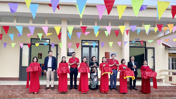 Vietlott cùng người trúng thưởng xây tặng phòng học chức năng và nhà ăn cho học sinh tỉnh Lạng Sơn - Ảnh 1.