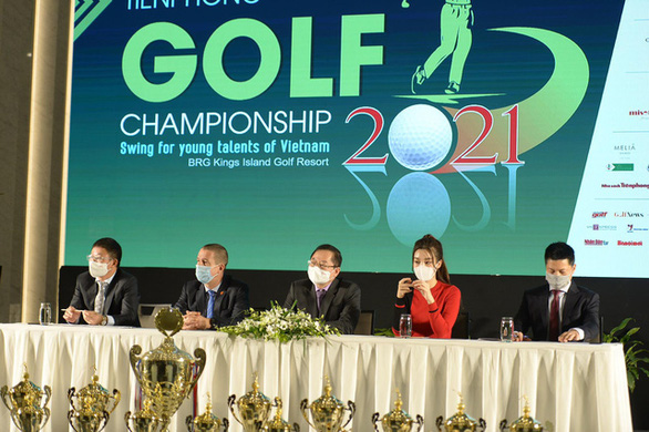 Hoa hậu golf gây quỹ hỗ trợ tài năng trẻ Việt Nam 2021 - Ảnh 1.