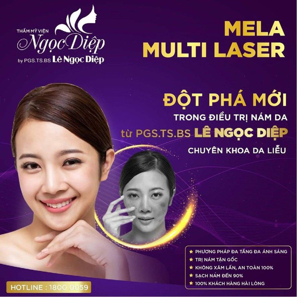 Mela Multi Laser – đột phá mới trong điều trị nám da - Ảnh 1.