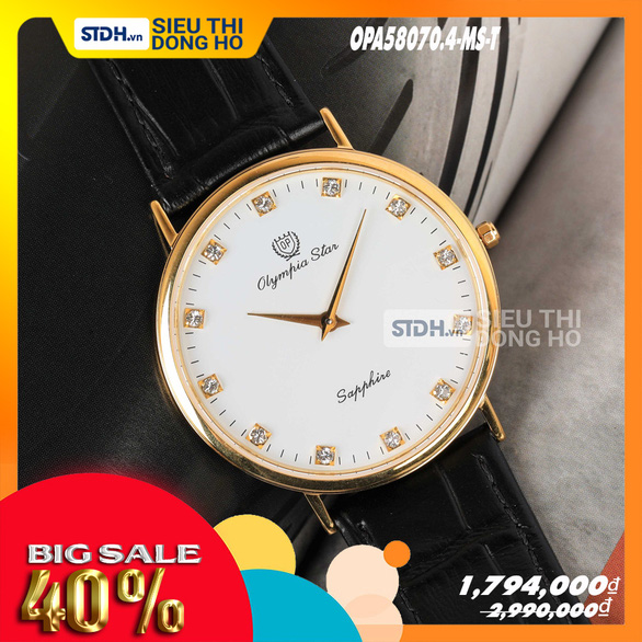 Sale up to 40% - đợt sale khủng duy nhất trong năm tại Siêu Thị Đồng Hồ - Ảnh 1.