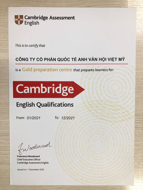 Vinh danh thời công nghệ: VUS tổ chức phát chứng chỉ Cambridge trực tuyến cho học viên - Ảnh 2.