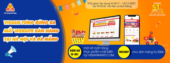 Website VissanMart mở rộng hoạt động kinh doanh thực phẩm trực tuyến tại Đà Nẵng và Hà Nội - Ảnh 1.