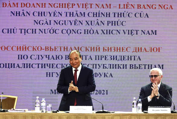 Chủ tịch nước Nguyễn Xuân Phúc: Thương mại 5 tỉ USD còn thấp với tiềm năng Việt - Nga - Ảnh 3.