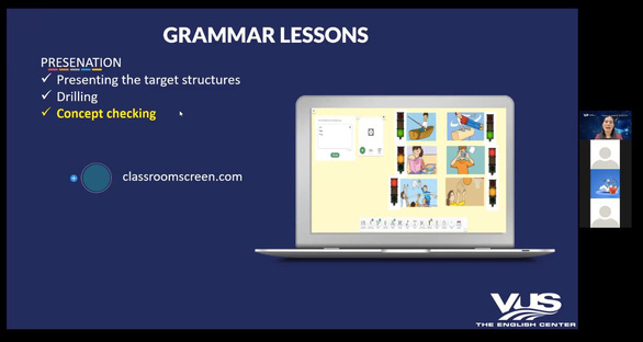 Tìm hiểu cách VUS tổ chức giờ dạy ngữ pháp online vui nhộn - Ảnh 2.