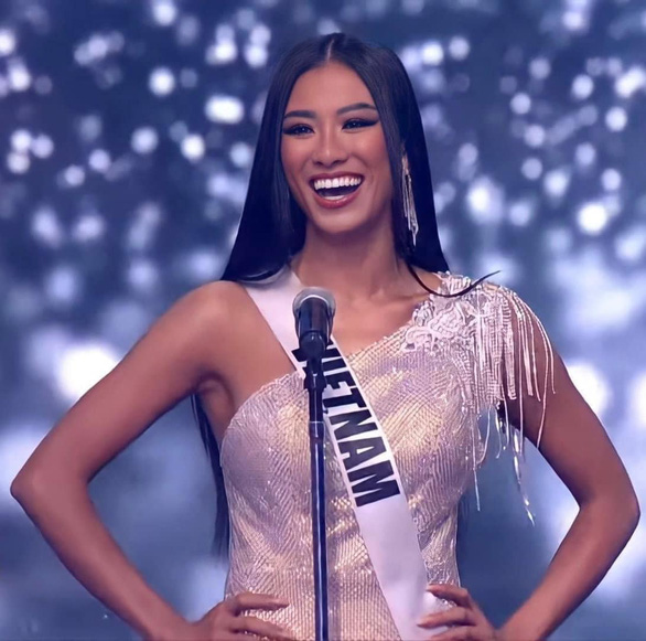 Kim Duyên gây ấn tượng tại bán kết Miss Universe 2021 - Ảnh 1.