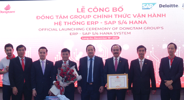 Thành công với dự án chuyển đổi số 5 triệu USD, Đồng Tâm Group được Long An tặng bằng khen - Ảnh 1.