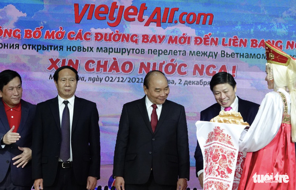 Chủ tịch nước chứng kiến Vietjet công bố đường bay thẳng Việt Nam - Matxcơva - Ảnh 2.