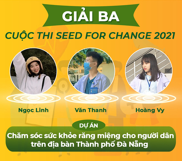 Sinh viên ĐH Duy Tân giành giải cao nhất tại Seed for Change 2021 Giai-ba-cham-soc-suc-khoe-rang-mieng-cho-nguoi-dan-tren-dia-ban-tp-dn-1640072416692515698691
