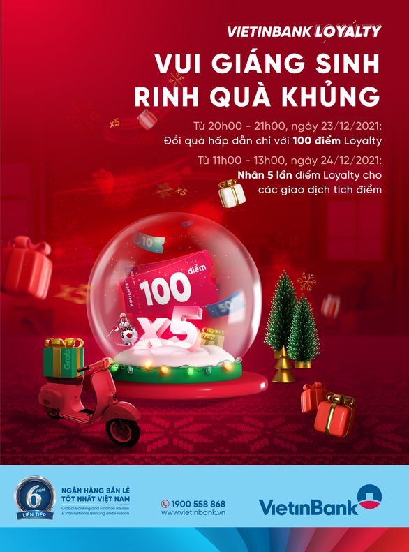 Vui Giáng sinh - Rinh quà khủng cùng VietinBank Loyalty - Ảnh 1.