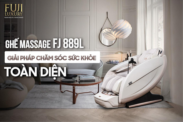 Ghế massage cao cấp FJ-889 Lux: Giải pháp hỗ trợ chăm sóc sức khỏe toàn diện - Ảnh 1.