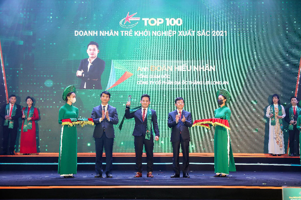 Tổng giám đốc Thắng Lợi Long An được vinh danh Doanh nhân trẻ khởi nghiệp xuất sắc 2021 - Ảnh 1.