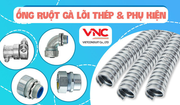 Ống ruột gà lõi thép và phụ kiện Vietconduit chuẩn BS 731 - Ảnh 2.