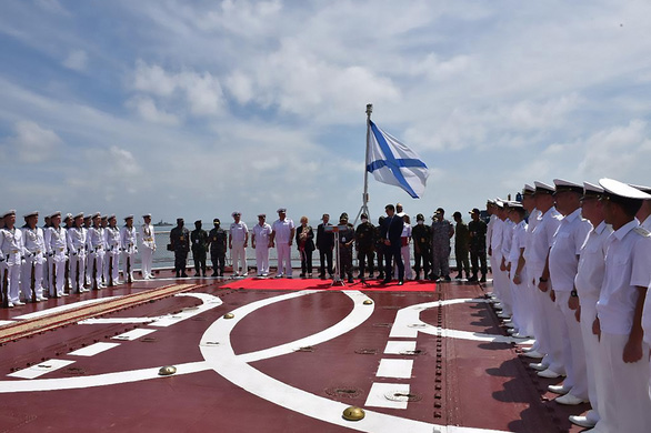 Cuộc tập trận hải quân chung lần đầu tiên giữa Nga và ASEAN kết thúc - Ảnh 1.