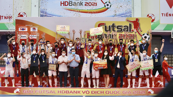 Thái Sơn Nam lần thứ 11 vô địch futsal quốc gia - Ảnh 1.