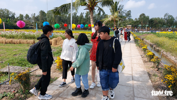 Ồ ạt kéo nhau về đồng hoa Thiên Anh ngày Valentine 14-2 - Ảnh 5. Ồ ạt kéo nhau về đồng hoa Thiên Anh ngày Valentine 14-2 - Ảnh 5.