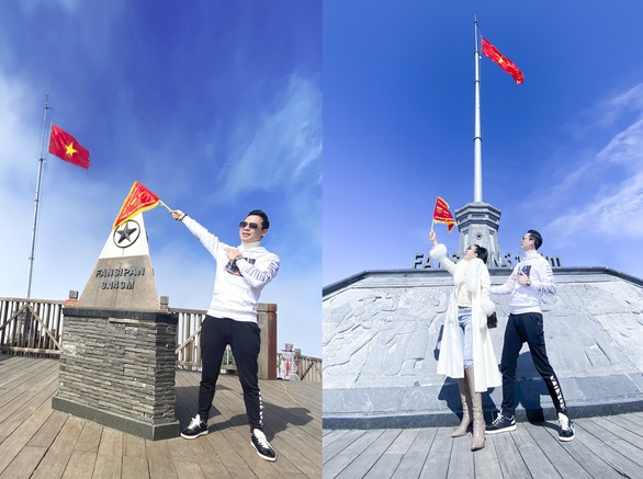 Cặp đôi đầu tiên đại diện cho tổ chức BSSC chinh phục đỉnh Fansipan - Ảnh 2. Cặp đôi đầu tiên đại diện cho tổ chức BSSC chinh phục đỉnh Fansipan - Ảnh 2.