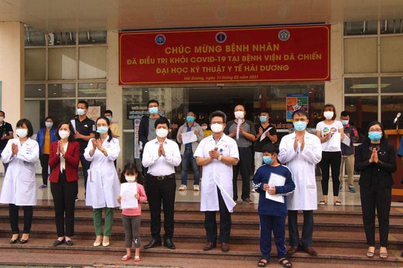 Superinfectious COVID-19 patients in the Cam Giang outbreak were discharged from the hospital - Photo 1.