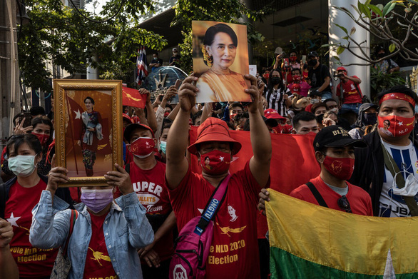 G7 ra tuyên bố chung lên án đảo chính tại Myanmar - Ảnh 1.