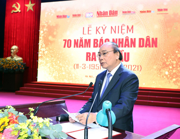 Tổng bí thư - Chủ tịch nước Nguyễn Phú Trọng chúc mừng báo Nhân Dân kỷ niệm 70 năm ra số đầu tiên - Ảnh 2.