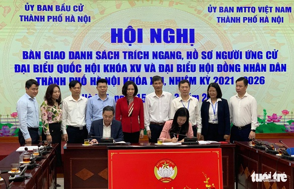 30 người tại Hà Nội tự ứng cử đại biểu Quốc hội khóa XV - Ảnh 1.