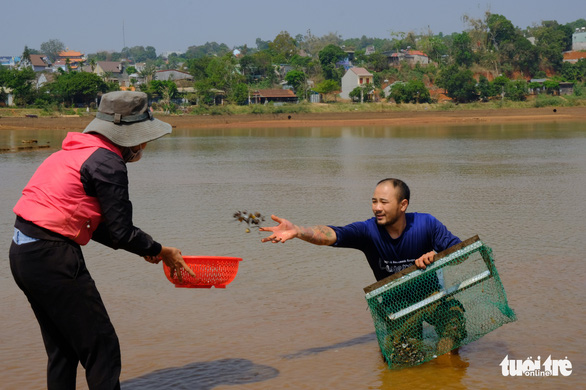 Đi giật lùi giữa lòng hồ, kiếm tiền mỗi ngày - Ảnh 8.