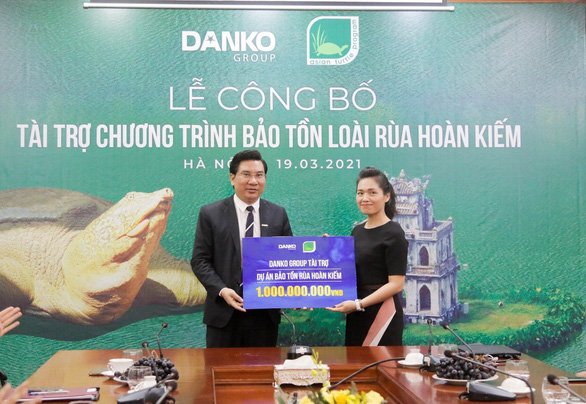 Danko Group chung tay bảo tồn rùa Hoàn Kiếm - Ảnh 1.