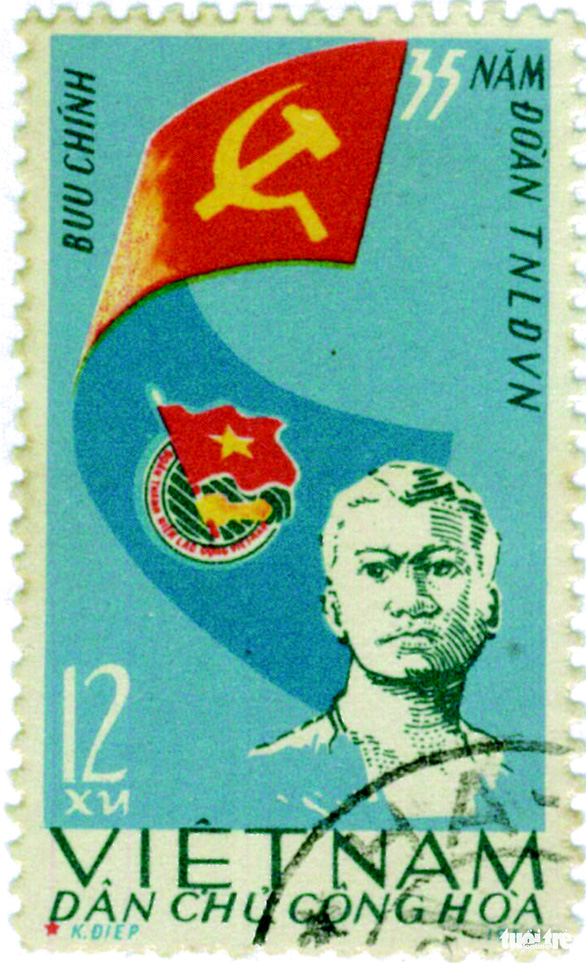 Những người anh hùng trẻ tuổi trên tem bưu chính - Ảnh 3.