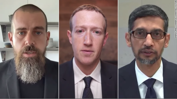 CEO Facebook, Google và Twitter điều trần dài 5 tiếng trước Hạ viện Mỹ - Ảnh 1. CEO Facebook, Google và Twitter điều trần dài 5 tiếng trước Hạ viện Mỹ - Ảnh 1.