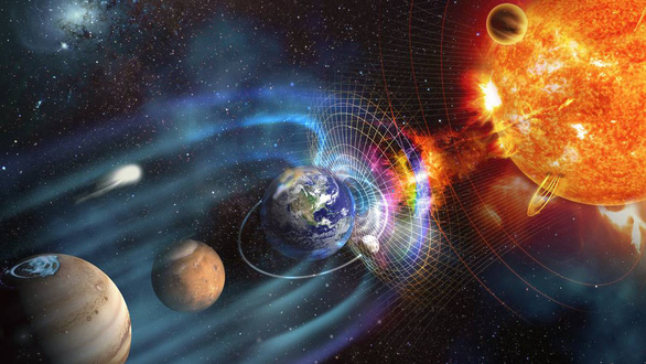 Bão mặt trời tốc độ 600km/s đến Trái đất ngày 20-3, nguy cơ mất tín hiệu - Ảnh 1.