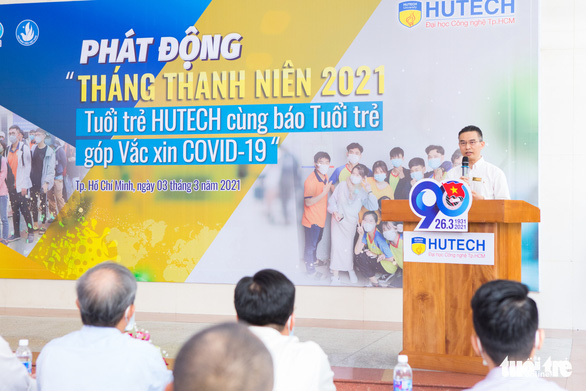 Trường đại học phát động Chung tay góp vắc xin COVID-19 cùng báo Tuổi Trẻ - Ảnh 1.