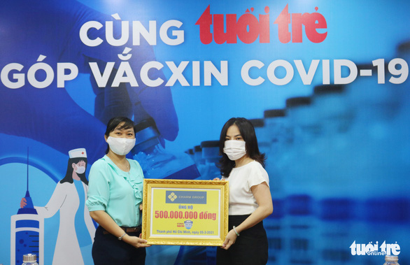Thêm 500 triệu đồng góp mua vắc xin COVID-19 do Charm Group ủng hộ - Ảnh 1.
