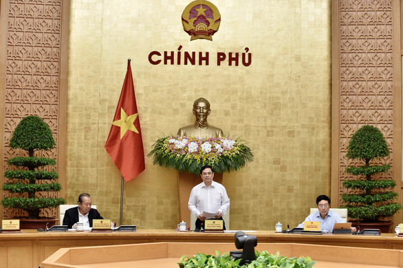 Thủ tướng Phạm Minh Chính chủ trì phiên họp Chính phủ đầu tiên - Ảnh 1.