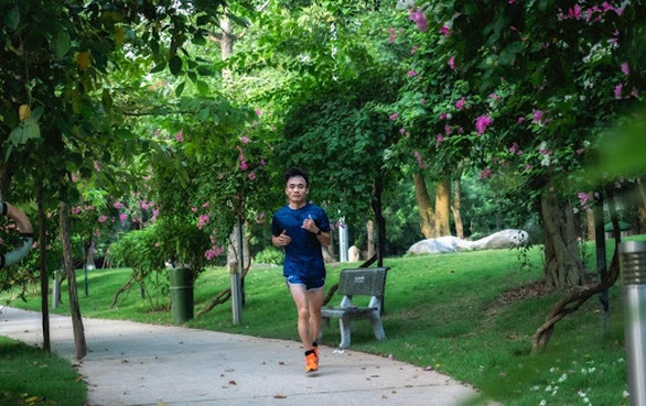 Cung đường chạy marathon đẹp như mơ tại Ecopark - Ảnh 13. Cung đường chạy marathon đẹp như mơ tại Ecopark - Ảnh 13.