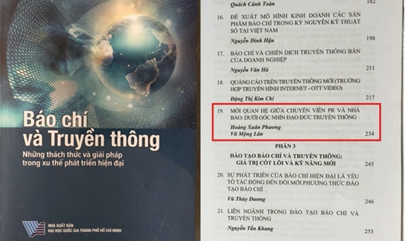 Thu hồi sách về báo chí và truyền thông vì hai tác giả bị tố đạo văn - Ảnh 1.