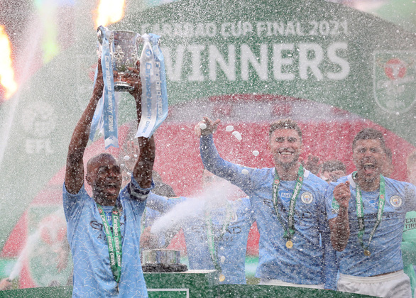 Đánh bại Tottenham, Man City lần thứ 4 liên tiếp vô địch Cúp liên đoàn - Ảnh 1. Đánh bại Tottenham, Man City lần thứ 4 liên tiếp vô địch Cúp liên đoàn - Ảnh 1.