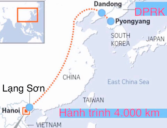 Cán bộ Đại sứ quán Việt Nam từ Triều Tiên về nước, quãng đường 4.000 km bằng đường bộ - Ảnh 1.